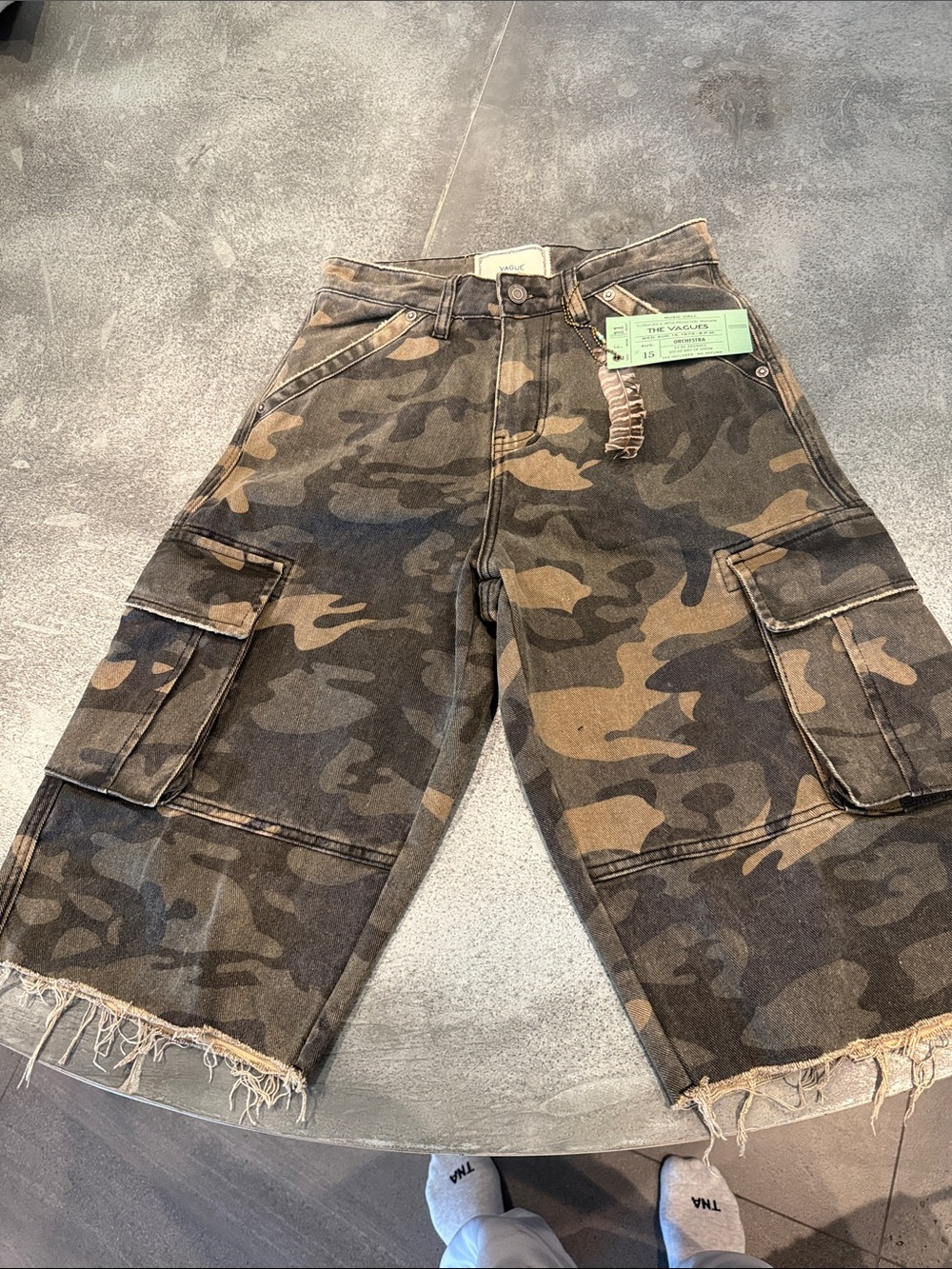 Women’s Cargo Pants - Green Camouflage